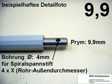 Gelenkkurbel - ALU, Prym 9,9 mm