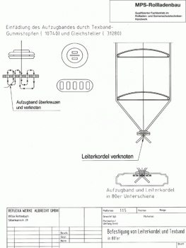 Schnur & Kordelklammer 7,2mm