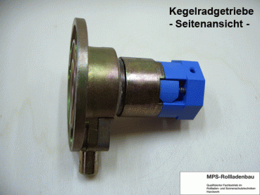 Kegelradgetriebe, Kurbelgetriebe, SW40, kl.Fuß, 3:1, 16/21kg, L+R, Zapfen