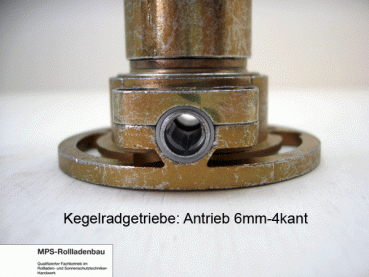 446F013 und 014, 3:1, Kegelradgetriebe, Kurbelgetriebe WERU-KBW, kl.Fuß, L+R ohne Flansch