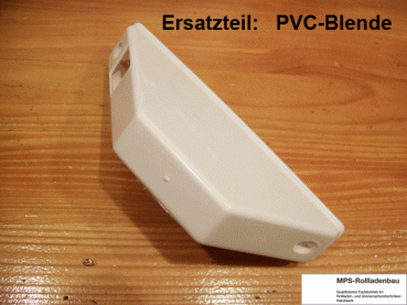 Einzelteil PVC-Blende Halbeinlasswickler (Mini)
