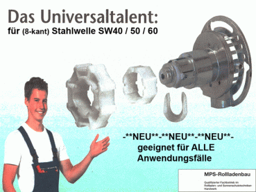 Universal-Kurbelgetriebe, Kegelradgetriebe, gr.Fuß