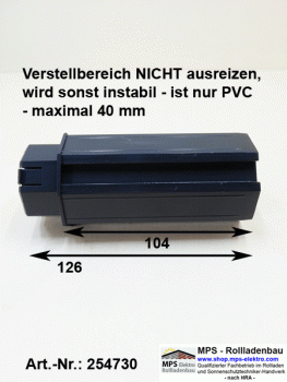 Walzenkapsel SW50/SW40, lang, für Steckgurtscheibe + für Kugellager 28mm