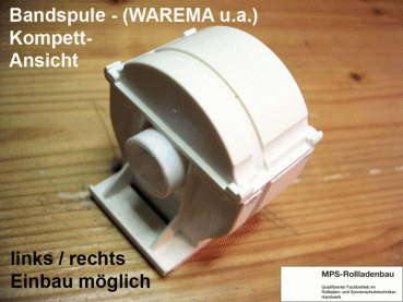 114001401 Bandspule Texband 6mm helle PVC-Segmentscheibe (weiße) - WAREMA