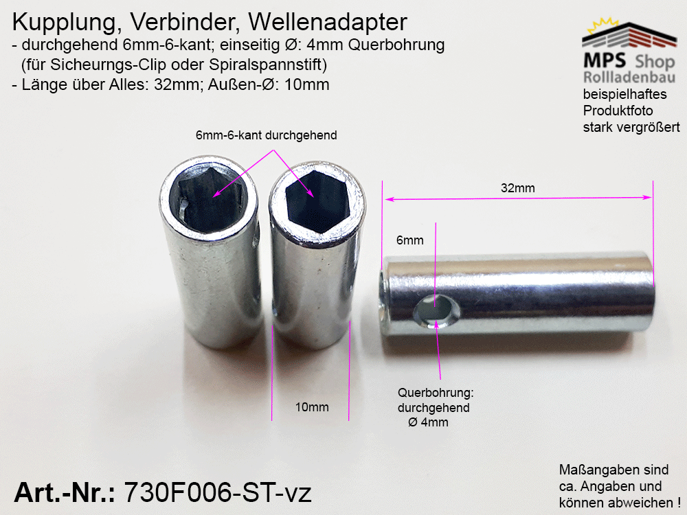 1 Stück 10mm Leiste Schnellverbinder Adapter Verbi - FRElektronik