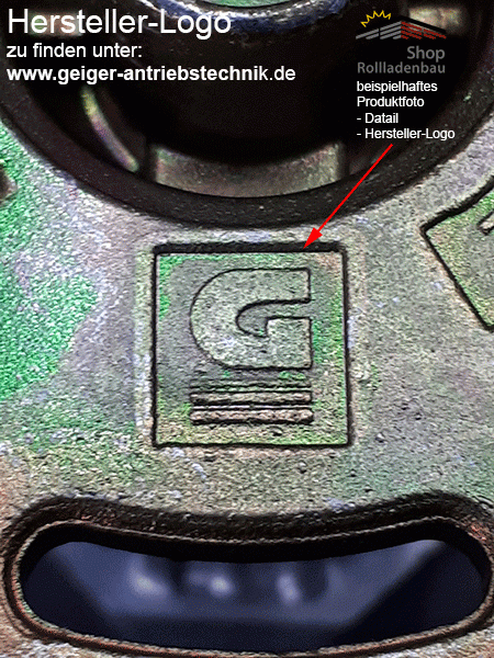 444F030-R (rechts) Kegelradgetriebe 2:1 WERU-Kopf SW40 (38mm) kl.Fuß Flansch