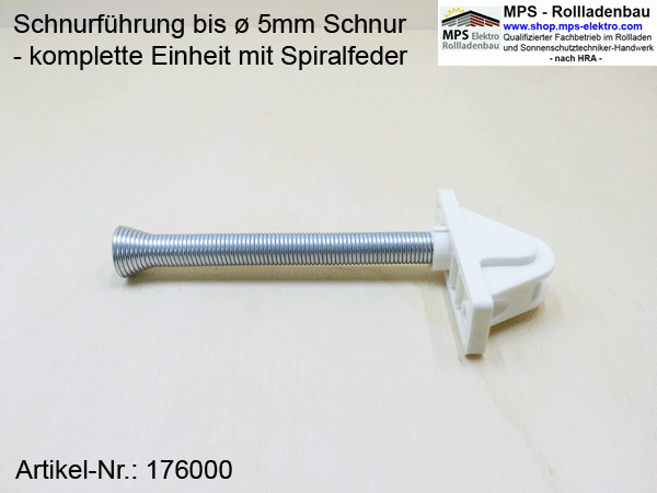 Schnurführung für Schnurwickler