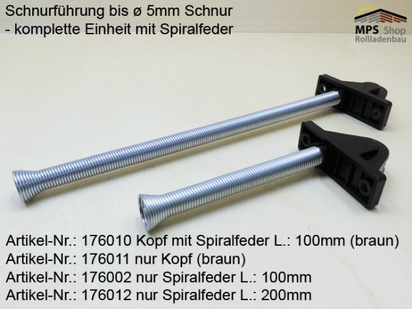 Schnurführung für Schnurwickler