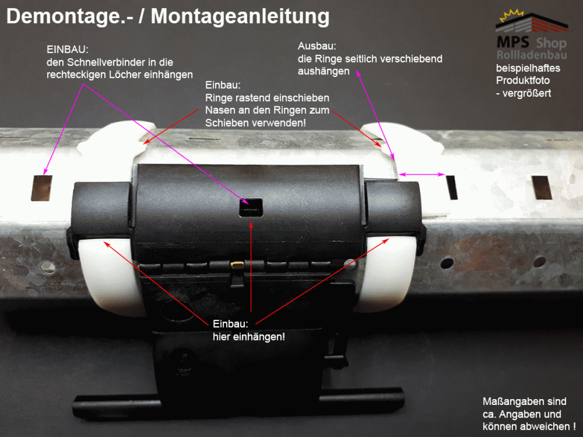 289122063 Profilstück für feste Wellenverbinder, MIDI u. STANDARD Profile - SW40 - SW60