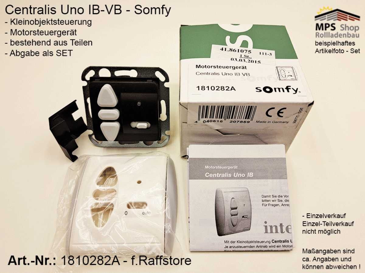 1810282A- Centralis Uno IB VB - Motorsteuergerät (auch Raffstore) - Somfy