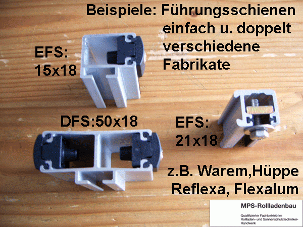 Endanschlag, Führungsschienen Abschluss, metall / VA