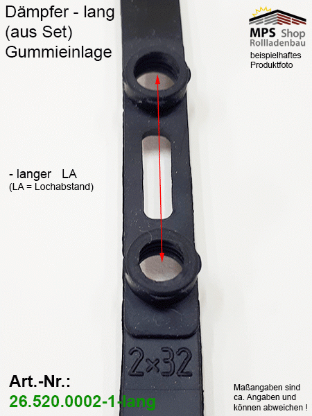 26.520.0002-1-lang  Dämpfergummi