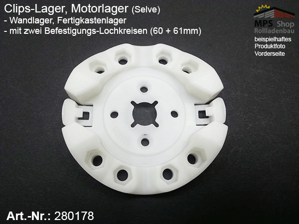 280178 Wandlager mit Raste (Selve)