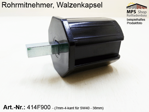 Rohrmitnehmer (Walzenkapsel) für Schneckengetriebe Serie 414F...