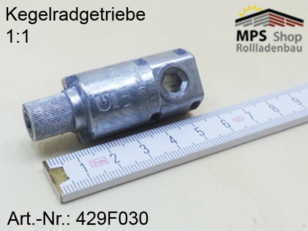 Kegelradgetriebe, Jalousie, Raffstore-Getriebe, Serie 429Fxxx - 1:1