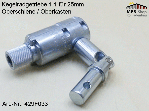 Kegelradgetriebe, Jalousie, Raffstore-Getriebe, Serie 429Fxxx - 1:1