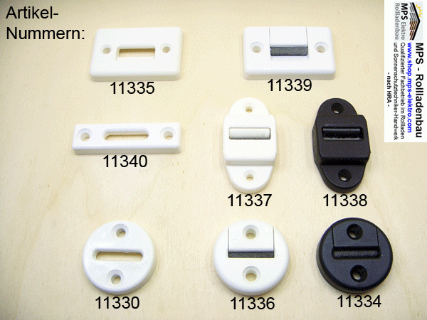 Gurtdurchführungen, 23mm Gurt, mit/ohne Bürste, PVC