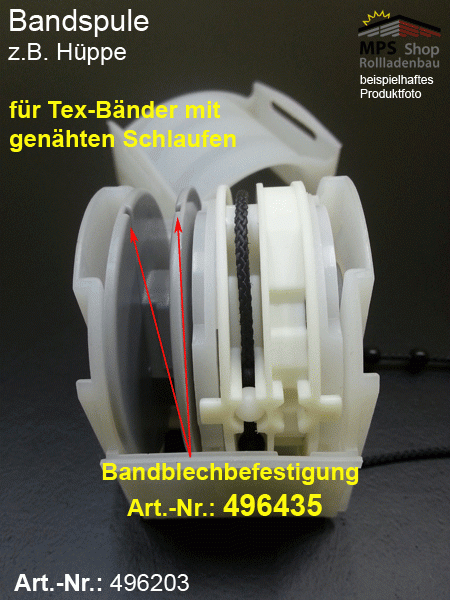 496203 - Bandspule Raffstore Hüppe, Band 6mm