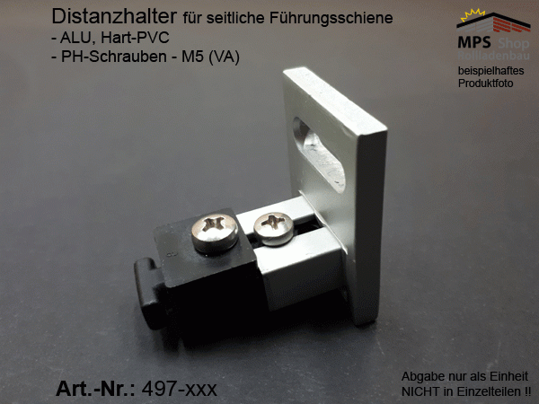 497-xxx Distanzhalter 35mm (für seitliche FS)