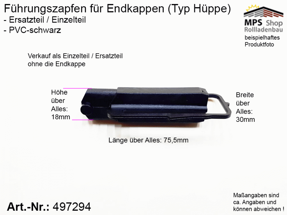 497294 - Führungszapfen für Endkappe (Typ: Hüppe)