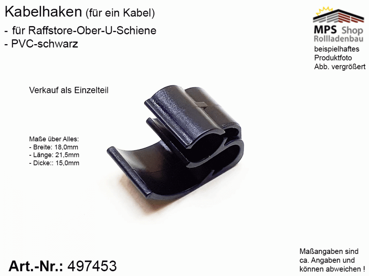 497453 Kabelhaken, Kabel-Klemmhalter