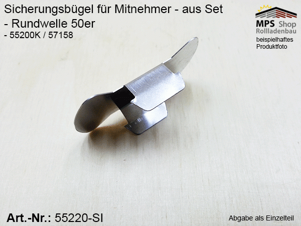 55220-SI -ABS- 50er-Rundwelle, Sicherungsbügel