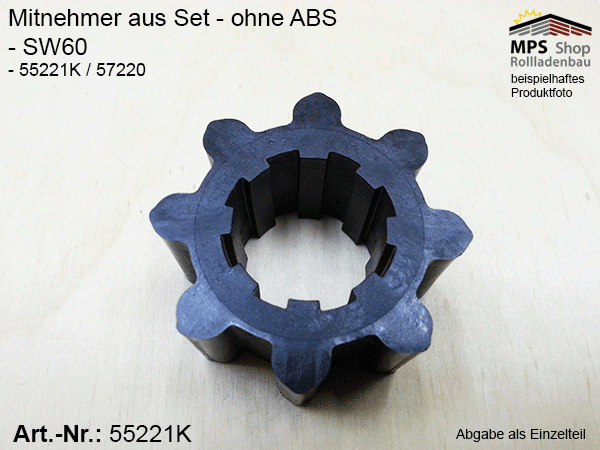 55221K -OHNE ABS- SW60 Mitnehmer