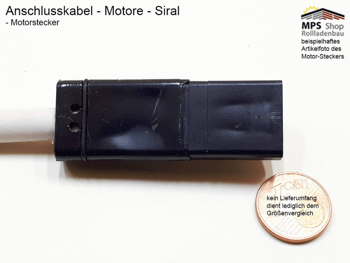 560005E4, SIRAL - Motor-Anschlusskabel, 5m, Stecker fertig, steckbar