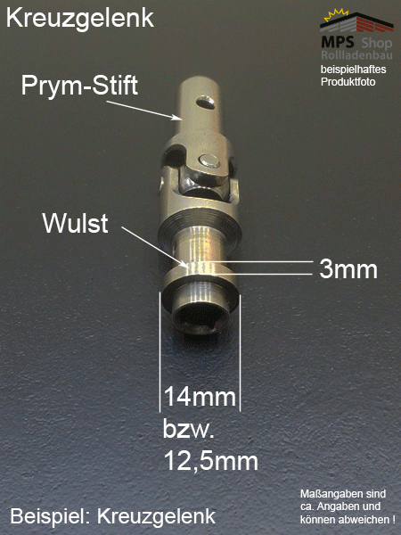 Kugel - 22mm für Gelenklager 45°