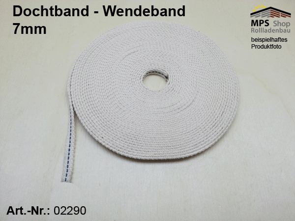 02290, 02347, Dochtband 7+8mm METERWARE