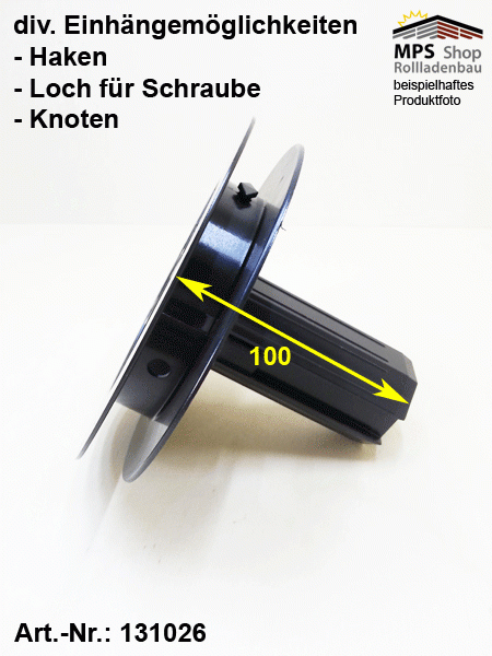 Gurtscheibe Ø 135mm, SW40, lange WK, Minigurt, für Kugellager 28mm