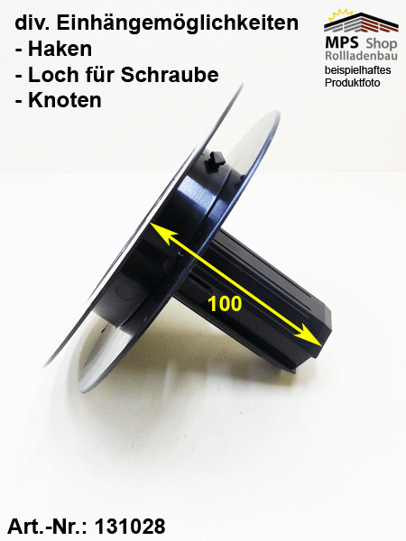 Gurtscheibe Ø 150mm, SW40, lange WK, Minigurt, für Kugellager 28mm