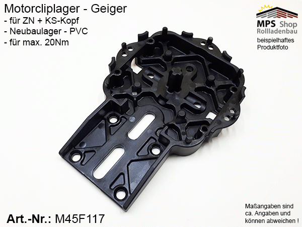 M45F117 Motorlager, Neubaulager ZN+KS-Kopf bzw. Modular / SolidLine