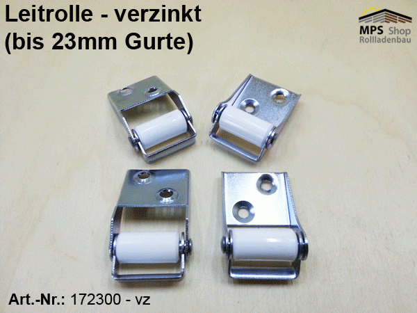 172300 Leitrolle verzinkt, bis 23mm Gurte