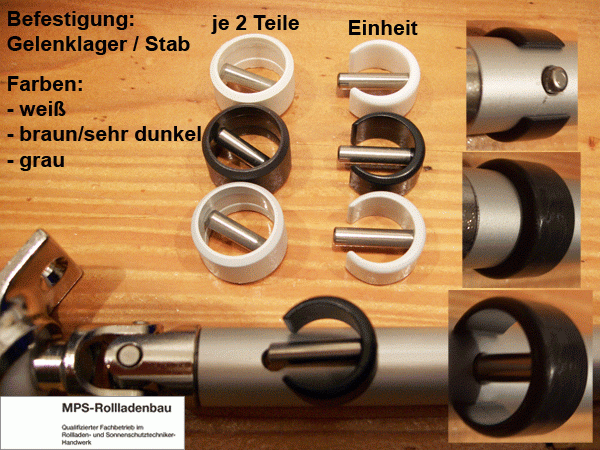 MPS-Elektro Rollladen Shop - Sicherungs-Clip, Sicherungsclip