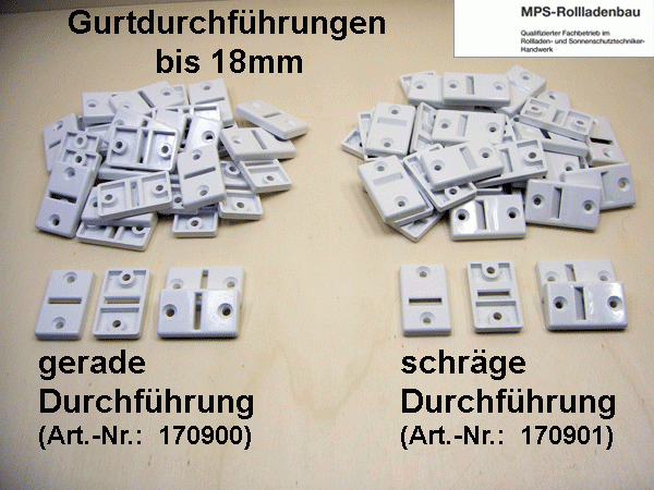 Gurtdurchführung bis 18mm Gurte