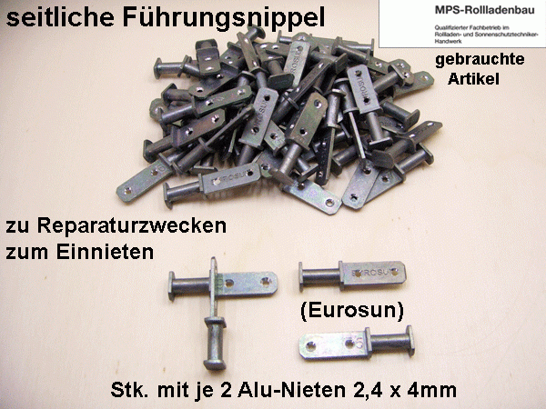 Führungsnippel (Metall) für Einzellamellen - Reparaturteile