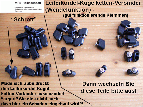 496880-ST Leiterkordel-Kugelketten-Verbinder (Wendefunktion) - STAHL