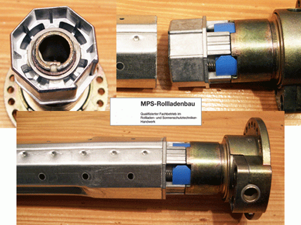446F033-R (rechts) Kegelradgetriebe 3:1 WERU-Kopf SW40 (38mm) kl.Fuß Flansch