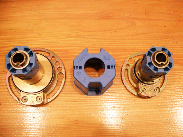 444F901, 444F902, Adapter EINZELN für Kurbelgetriebe, Kegelradgetriebe SW40 auf SW50 / SW60