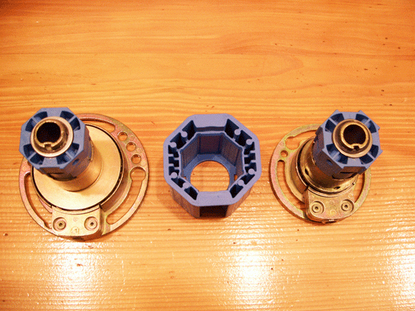 444F901, 444F902, Adapter EINZELN für Kurbelgetriebe, Kegelradgetriebe SW40 auf SW50 / SW60