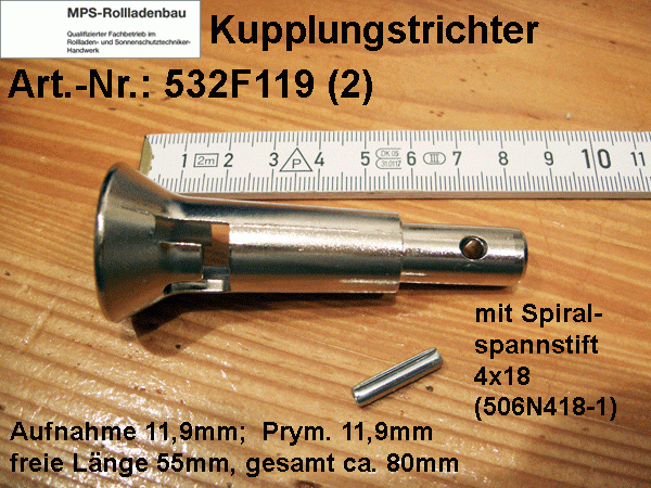 Kupplungstrichter abnehmbar, Diverse