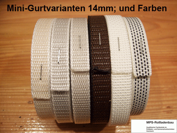 AP-Mini-Gurtwickler, scharnierend, für 5m-14mm-Gurt