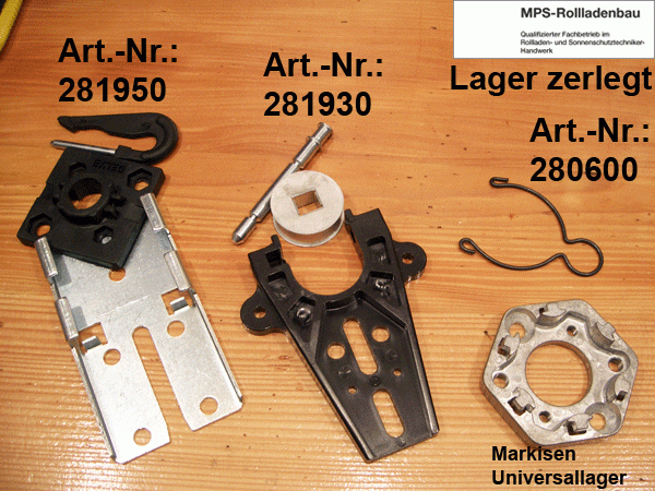 Motorlager SELVE - Gesamtlistung