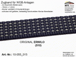 10-055_015. Zugband für ERWILO WGB 510 - 15mm x 1,0mm, schwarz