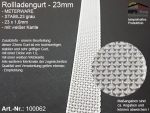 100062 Meterware Stabil23 grau, 23x1,6mm Rollladengurtband