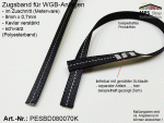 PESBD080070K Zugband für WGB 8mm x 0,7mm - schwarz